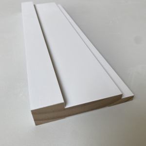 Moule mural décoratif en pin FJ radiata apprêté en blanc Moulure de base décorative Garniture de plinthe - Product Image 5