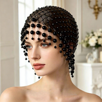 Serre-tête vintage tendance pour mariage, bandeau unique en maille pour femmes, accessoires de mode pour cheveux