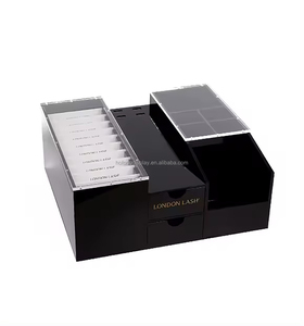Espositore Personalizzato in Acrilico per Profumi e Cosmetici, Porta Trucchi e Ciglia con Logo, Cassetto in Plastica per Casa e Ufficio - Product Image 2