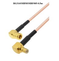 Câble RG316 SMA SMB MMCX MCX TS9 CRC9 FME FAKRA BNC TNC N Connecteur Mâle Femelle Câble de Raccordement RG316 Adaptateur Rallonge