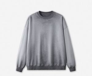Pull jacquard col rond pour homme en polyester/coton de qualité supérieure, respirant, coupe-vent, écologique et infroissable pour l'automne - Product Image 3