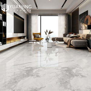 Piastrelle per pavimento in porcellana antiscivolo di lusso in marmo bianco Calacata alta 750x1500mm - Product Image 2