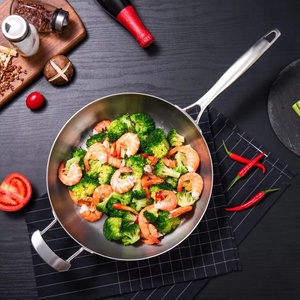 28CM Ti + <span class=keywords><strong>Al</strong></span> + SS Sartén de cocina Utensilios de cocina Sartén de titanio - Product Image 2