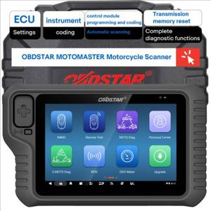 Scanner de moto 2025 OBDSTAR MOTOMASTER avec support intégré CAN FD DoIP MOTO Diag, <span class=keywords><strong>clignotant</strong></span> ECU, compteur ODO, RFID - Product Image 2