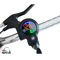 Affichage LCD pour vélo électrique 36-72V, affichage de la vitesse avec verrouillage à clé, longueur de câble de 170 cm, compteur de vitesse, pièces de rechange pour vélo électrique