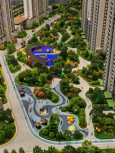 Maquette architecturale YUNJIE pour l'<span class=keywords><strong>immobilier</strong></span> - Modèle miniature 3D haute précision avec éclairage LED, design traditionnel, garantie 3 ans - Product Image 5