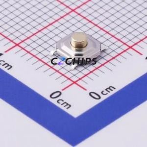 TS-1087S-AR02316 Tactile Switch SMD Switch Single Pole Single Throw Round Button 1.6N Vertical Mount - Product Image 1