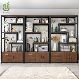 IULTRA Étagère de bureau autoportante moderne, séparateur d'espace ouvert haut, cloison de bureau - Product Image 6