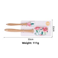 Juego de Mini Espátulas de Silicona Resistentes al Calor, Antiadherentes y Flexibles para Decoración de Pasteles, Crema de Mantequilla, Raspar Frascos y Voltear Huevos
