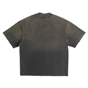 Camisetas de Manga Larga Extra Grandes de Algodón Grueso de 460 GSM, Estilo Streetwear, con Efecto Desgastado, Teñidas, Lavadas y Decoloradas por el Sol, para Unisex - Product Image 4
