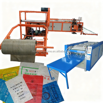Polyethylene Bag Making Cutting Sewing Print