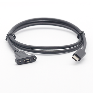 Cavo Adattatore USB Type C 3.1 per Montaggio a Pannello, USB-C 3.1 Gen2 10Gbps Maschio a USB C Femmina con Fissaggio a Vite - Product Image 5