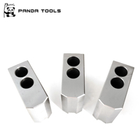 Mâchoire souple en aluminium 5 6 8 10 12 15 pouces à puissance hydraulique Mandrin à 3 mâchoires pour tour CNC Accepte la personnalisation