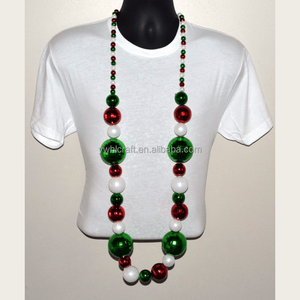 Collier de perles personnalisé HLC avec drapeaux italiens, <span class=keywords><strong>d</strong></span>écorations amusantes, fournitures <span class=keywords><strong>pour</strong></span> fêtes de carnaval, cadeaux promotionnels - Product Image 5