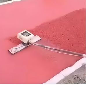 Machine à lisser les granulés <span class=keywords><strong>de</strong></span> caoutchouc à entraînement manuel, pour paver les pistes en EPDM, 3 kW, 220 V - Product Image 6