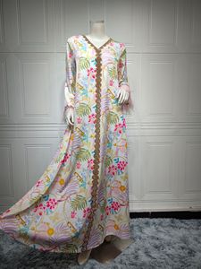 A-101 Nouveau modèle Abaya musulmane pour femme en polyester respirant, style <span class=keywords><strong>turc</strong></span> <span class=keywords><strong>traditionnel</strong></span>, grande taille, avec fourrure, prêt à porter - Product Image 4