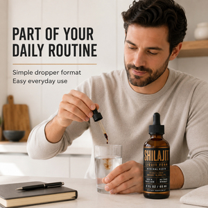 Extrait de résine de Shilajit de l'Himalaya purifié en gouttes liquides, complément antioxydant, soutien à la digestion et à l'immunité, sans gluten, sans produits laitiers - Product Image 3
