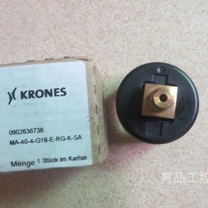 Manómetro Krones 0902636738 MA-40-4-G18-E-RG-K-SA 0-4 Bar, Manómetro de Precisión de Acero - Product Image 2