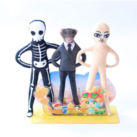 Poupée en peluche personnalisée avec armature métallique, jouet en peluche en forme humaine sur mesure à partir de photo pour artiste, merch de concert, cadeau pour fans, vente en gros en vrac
