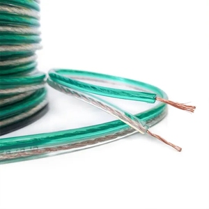 สายลำโพง16AWG มี2ตัวนำสายสัญญาณเสียงทองแดง OFC โปร่งใสสำหรับโฮมเธียเตอร์ระบบเครื่องเสียงรถยนต์ระบบเสียง - Product Image 5