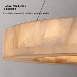 <span class=keywords><strong>Lampadario</strong></span> LED in Rame e Acciaio Inox con Finitura Marmo, <span class=keywords><strong>Beige</strong></span>, AC 85-265V, Garanzia 5 Anni, CRI 90, Luce Bianca Calda 3000K, Lusso Moderno - Product Image 4