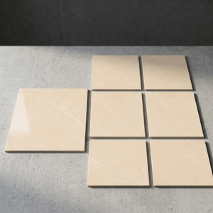 กระเบื้องพอร์ซเลนขัดเงา Luna Beige Ivory 800x800 มม. GVT PGVT สีงาช้าง สำหรับปูพื้น - Product Image 3