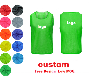 Maillots d'entraînement de football en maille multicolores, séchage rapide, respirants, avec logo personnalisé, pour adultes et enfants - Product Image 1
