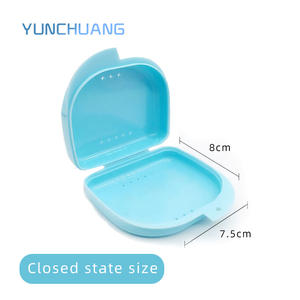 Hoogwaardige Plastic Handmatige Opbergdoos Voor Tandheelkundige Houder Orthodontische Apparaat Multifunctionele Mondhygiëne Reiniging - Product Image 3
