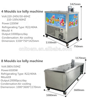Ce Goedgekeurd Ice Lolly Making Machine Automatische