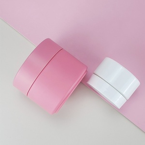 Pots en verre céramique rose mat givré de 30 ml, 1 oz, 50 g pour crème pour les yeux, hydratant, crème pour le visage, soins cosmétiques de la peau - Product Image 1