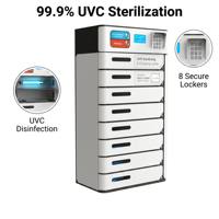 VOX - Armario de Carga y Desinfección UVC de 8 Compartimentos, Carga Rápida PD20W, para iPad de 11 Pulgadas, para Escuelas, Oficinas y Bibliotecas
