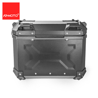 Boîtes de rangement latérales pour moto 46l F2-moto, sacoches de selle noires pour moto