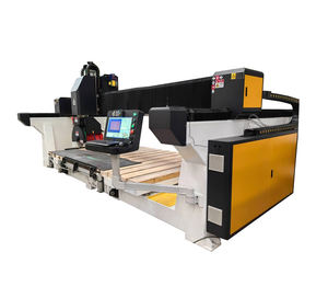 Automatische Küchen arbeits platte 45-Grad-Keramikfliesenschneidemaschine Steinbruchs chneide maschine 5-Achsen-CNC-Brückensäge - Product Image 1