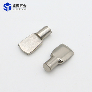 Shengyuan Shelf Support 5mm Cold Rolled Steel Nickel Plated Furniture <b>Cabinet</b> Bookcase Partition Holder - Product Image 2