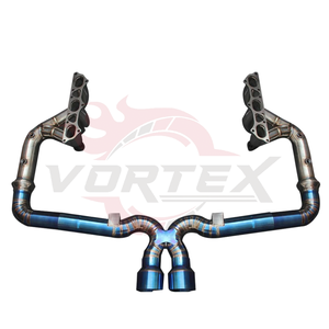 ระบบท่อไอเสีย Vortex Exotic Racing Sound Burnt Blue Titanium สำหรับ Porsche 911 991 GT3 RS 4.0L รับประกัน 2 ปี - Product Image 1