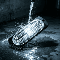 Feux de signalisation d'urgence à LED 10W, 36 modes stroboscopiques, montage latéral, boîtier en alliage d'aluminium, multicolores, clignotants, 4x4