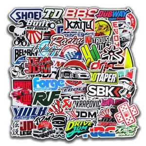 Custom Cool Car Styling JDM Modification Stickers for Bumper Bicycle Helmet Motorcycle Mixed Vinyl Decals Sticker Bomb