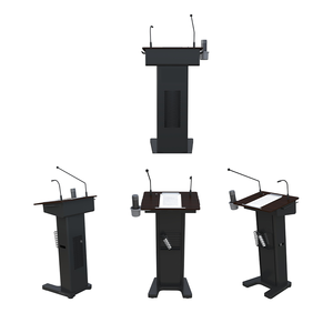 Âm Thanh Kỹ Thuật Số Bục Cho Nhà Thờ Mỏng Giảng Khuếch Đại Loa Không Dây <span class=keywords><strong>Microphone</strong></span> Có Thể Tháo Rời Bục Bền Vật Liệu Kim Loại - Product Image 5