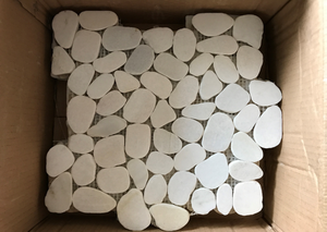 Sỏi Đá Cẩm Thạch Khảm Trắng Nhựa Đánh Bóng Lát Gạch Lát Sàn - Product Image 4