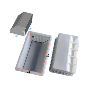 Venta directa de fábrica, molde de bordillo, molde de plástico de piedra de bordillo, moldes de bordillo de hormigón - Product Image 1