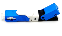 Precio de Fábrica ZAWEDA CT001 LC Adaptador de Fibra Óptica Simplex Monomodo FTTH Conector Acoplador de Fibra Óptica Telecom SC/APC