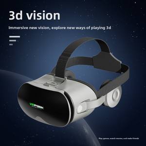 Gafas de Realidad Virtual 3D Todo en Uno, para <span class=keywords><strong>Juegos</strong></span> y Películas, <span class=keywords><strong>con</strong></span> Control Estéreo, Gafas Inteligentes 3D <span class=keywords><strong>VR</strong></span> - Product Image 6
