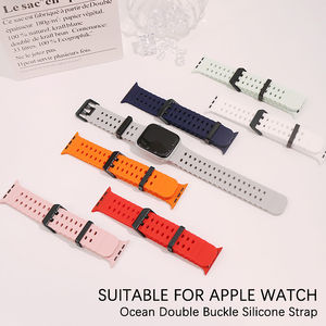 Bracelets en silicone pour <span class=keywords><strong>Apple</strong></span> <span class=keywords><strong>Watch</strong></span> Band <span class=keywords><strong>Ultra</strong></span> 2 49mm 46mm 44mm 45mm 40mm 41mm 42mm <span class=keywords><strong>Ocean</strong></span> <span class=keywords><strong>Bracelet</strong></span> IWatch Series 10 9 8 7 6 5 4 3 Se - Product Image 4