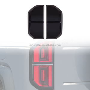 High Quality ABS Black Warrior Style Taillight <b>Cover</b> Decorative Tail <b>Light</b> Protector for BYD Leopard 5 Accessories - Product Image 1