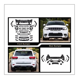 Kits de Parachoques Delanteros y Traseros, Difusor de Capó para Jeep Grand Cherokee 2013-2021, Actualización Facelift, Estilo SRT, Kits de Conversión de Carrocería - Product Image 4