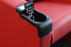 नया वाणिज्यिक चमड़ा कस्टम सिनेमा कुर्सी सोफा मूवी थियेटर बैठने का फर्नीचर - Product Image 6