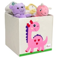 Portable pliant grande capacité enfant jouet boîte de rangement motif de broderie conception étanche famille vêtements organisateur