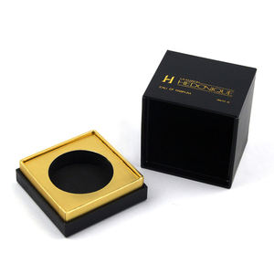 Custom <b>Black</b> Gift Packaging Candle <b>Box</b> with logo Luxury High Quality Rigid Candle Gift <b>Box</b> - Product Image 1