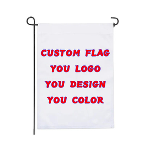Drapeaux de jardin vierges de qualité supérieure, prix imbattable, vente en gros du fabricant, 12x18 double face - Product Image 2