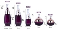 Vente en gros personnalisé 30g 50g Fancy Essence Emballage cosmétique pour soins de la peau pots de crème en verre pour crème pour le visage